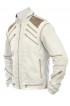 Beat It Michael Jackson White Leather Jacket